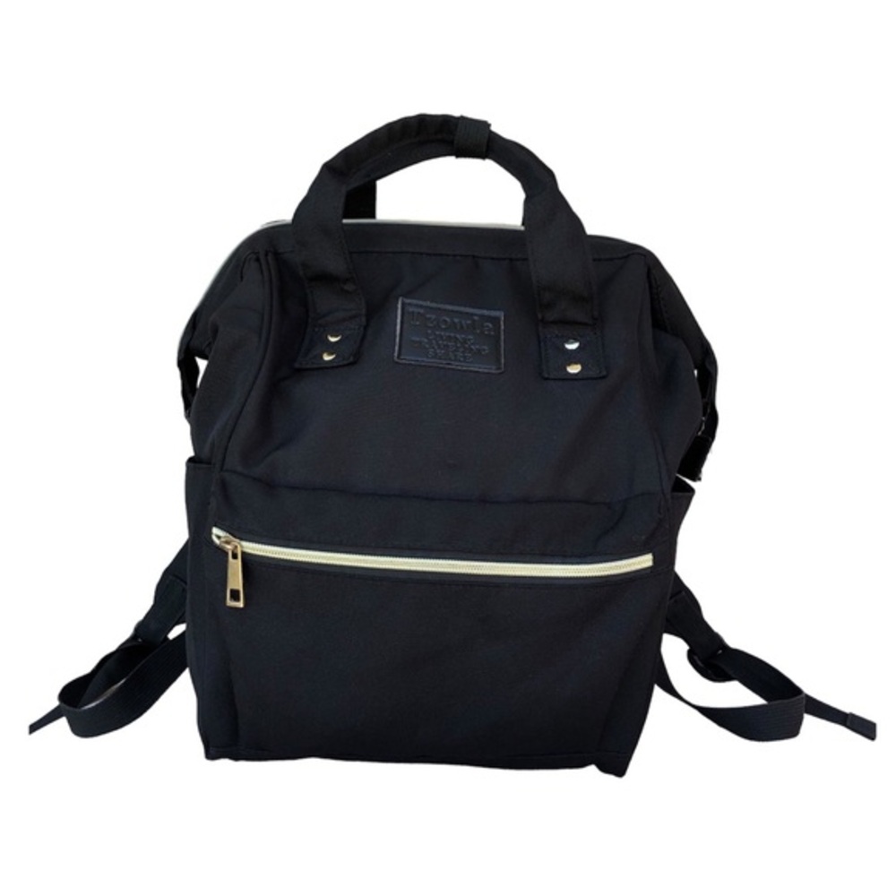 Tzowla Canvas School Travel Work Shopping Lightweight Stylish Black Backpack